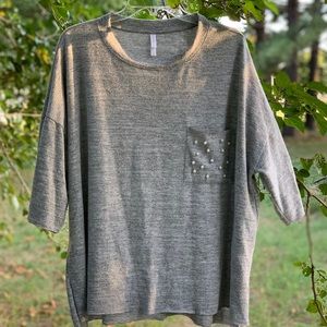 Over sized soft sweatshirt